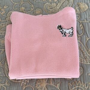 Goat USA  Kids Sweatshirt with Embroidery and Goat Patch